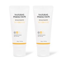 네추럴퍼펙션 로맨티끄21선블럭 피부과전용 민감성 저자극 톤업 선크림, 50g x 2개