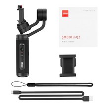 ZHIYUN-SMOOTH Q2 휴대용 모바일 짐벌 스마트폰용 아이폰 삼성 화웨이 3 축 핸드헬드 안정기 블로그, 01 standard