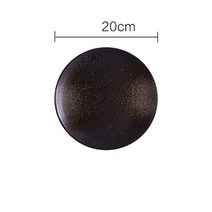 빈티지그릇 FANCITY 깊은 원형 접시 창조적 인 세라믹 가정 요리 복고풍, 15 E3