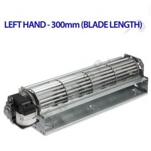 호환 일렉트로룩스 ZANUSSI 083737 - 300mm 왼손 접선 팬 오븐 냉동