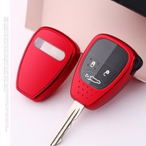 Tpu 자동차 키 커버 케이스 닷지 니트로 칼리버 크라이슬러 300C 퍼시픽 지프 그랜드 체로키 랭글러 JK 피아트 프리몬트용, [2] red 1pc