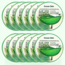 알로에 수딩젤 300ml 여름 햇빛 화상관리 알로에젤, 12개