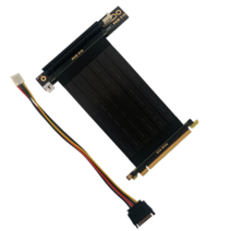 PCIE 3.0x16 90도 GPU 라이저 케이블 RTX 그래픽 카드 x99 서버 큰 6P 전원 공급 장치 Bitcoin 마이닝, 02 270 Degree_07 35cm