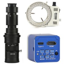 UHD 12MP 4K 1080P HDMI c타입 PC 소니 IMX377 산업용 전자 디지털 미니 비디오 현미경 카메라 전화 PCB 납땜, 1 건, 500x Lens with Light