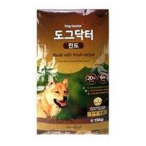 팜스코 1년 이상 도그닥터진도 강아지 사료, 곡물, 15kg