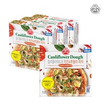 오뚜기 컬리플라워도우 치킨&루꼴라피자 410G 4개
