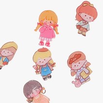 옷핀 부자재 귀여운 책가방 캐릭터 아크릴 브로치 가방 삔침 장식