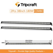 저상가로바 히치 루프 자전거 캐리어 바스켓 루프랙 tripcraft 단일 행 슈퍼 슬림 led 라이트 바 7quot 13인용 20인용 25인치 32인용 383939 인치 led, 2pcs 38in 180w 콤보, 협력사