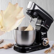 자동 반죽기 스탠드 대용량 냉면 호떡 휘핑기 상업용, 블랙 + 과즙 다진 고기 액세서리