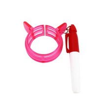 골프 볼 라이너 트리플 라인 마커 펜 2 포함 파란색 빨간색 퍼팅 위치 보조 마커쉽, Set O