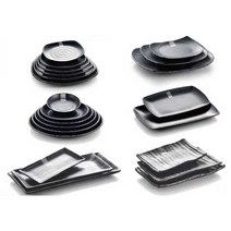 20개입 멜라민 업소용 대량 가게 일식집 이자카야 술집 플레이팅 접시 그릇, W5410 20개