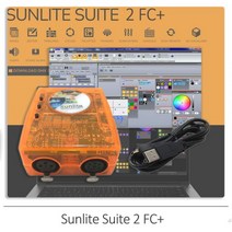전문 DJ 장비 DMX 제어 소프트웨어 Sunlite Suite 2 FC 무대 조명 효과 Suite LED Par 무빙 헤드, 미국 플러그