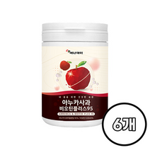식이섬유함유 아누카사과비오틴플러스95 120g X6개
