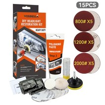 무선광택기 자동차광택기 광택기 광택패드헤드라이트 복원 키트 자동차 폴리셔 복원기 폴리싱 화학 연마, 02 Set 2