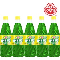 오뚜기 메론향 슬러시시럽 1kg X 5개 슬러쉬 원액 음료