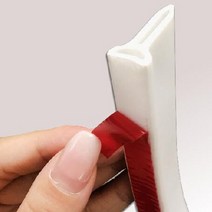 화장실 샤워부스 욕실 방수 물막이 쫄대 문지방 파티션 스틱 자체 접착 실리콘 마개 스트립 구부릴 수있는 문 세탁기, 100x3cm, 01 100x3cm