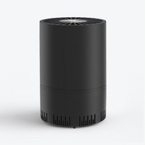 자동차 공기 청정기 가정용 음소거 포름알데히드 냄새 제거 USB 소형 데스크탑 상쾌한 살균기, 검은 색