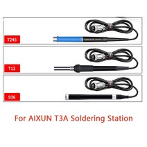 솔더링 머신 jcid aixun 납땜 스테이션 핸들 t115 t210 t245 t12 936 솔더 스테이션 호환 i2cjbcjc aixun t3a t3b 납땜 팁, aixun 핸들 t12