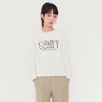 체이스플러스 여성 귀엽고 여성스런 컴포트한 그래픽 맨투맨 티셔츠 BERG5157B0 뉴코아 울산 성남