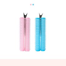 HOME 뿌리펌 볼륨 집게 헤어롤 구르프 앞머리롤 5개, 1볼륨헤어롤1P-연핑크
