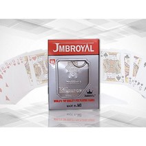 JMB ROYAL 제이엠비로얄 3중 보안캔 전문가용 포커 트럼프 카드 브릿지사이즈 1개, JMB로얄캔카드