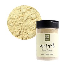 미가식품 천연조미료 생강분말 국내산 생강가루40g, 1통, 40g