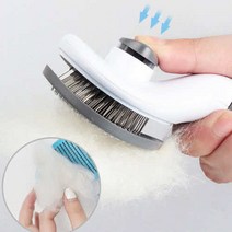 뭉개 브러쉬 고양이 강아지 빗 털갈이 비숑 시바견 웰시코기 포메라니안 사랑빗 다이소 안아픈 빚 콤빗 모서리빗, 핑크