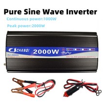 인버터 컨버터 순수 사인파 가정용 자동차 전력 변환기 태양 에너지 DC 12V 24V 48V 60V 에서 AC 110V 220V 50HZ 60HZ 2000W 3000W 4000W, 2000W+60V+Universal 230v 50hz
