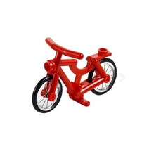 레고 소품 빨강 자전거