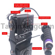 게이밍 모니터 와이드 커브드 커브 배그 롤 공장 1.8mm 렌즈 광각 모니터링 프로브 12/24V 전압 1 인치 작, 04 CMOS 800TVL NTSC