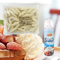신세계푸드 크로아상 냉동생지 50g x 약45~50개입 2.25kg +휘핑크림포함 / 크로와상 냉동 크로플 생지, 크로와상 냉동생지 2.25kg 1팩+휘핑포함
