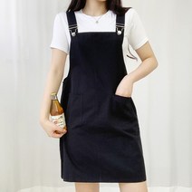 [귀욤코디] 코튼 멜빵 스커트