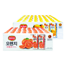 델몬트 드링크 190ml (오렌지x32팩) + (망고x32팩), 64팩