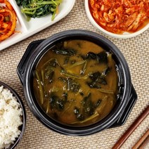 [식품의즐거움] 30년 경력 한식명인이 만든 시금치된장국 650g