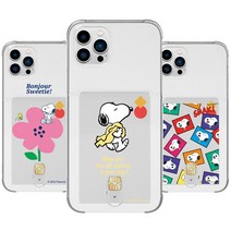 스누피 첫번째 카드포켓 투명 젤리 케이스 갤럭시 S9 S10 20 플러스 울트라 S10E S10 5G G977