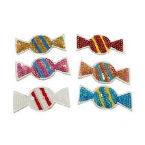 영화사 미니 캔디 스팽글 와펜세트, 1세트, 혼합