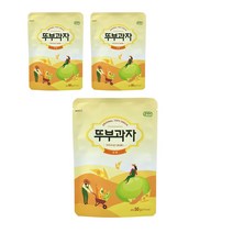 쿠키아 두부로 만든 오리지널 뚜부과자 50g 아이 어른 건강 간식 스낵, 3개