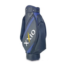 캐디백 남성용 여성용 골프백 xxio 나일론 캔버스 소재 8.5인치, 블랙 블루
