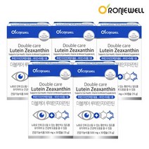 [KT알파쇼핑][로니웰] 더블케어 루테인 지아잔틴 500mg × 30캡슐 5개 (5개월분)