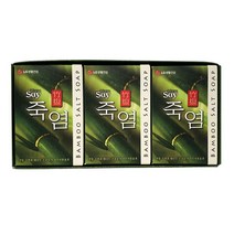 대나무 추출물 엘지 죽염비누 3P/ 미용비누/ 손비누, 죽염비누3P, 죽염비누3P