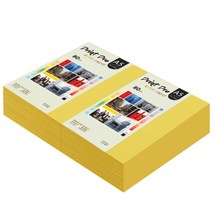 종이문화 프린트프로 칼라복사지 A5 80g No.06 딥옐로우 1000매