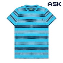에스크 주니어 유니 멀티 스트라이프 티셔츠