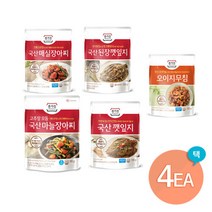 [종가집] 장아찌(깻잎지/오이지/매실) 5종 4개 골라담기, 선택:깻잎지150g x 4개
