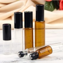 롤온 향수 유리 공병 화장품 액상 소분 용기 샘플병, 제품선택, 투명 - 10ml