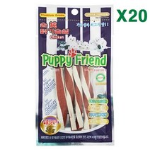 퍼피프랜드 숯불치킨샌드위치 강아지간식 맛보기상품, 140개, 35g