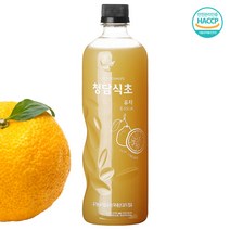 청담식초 천연 발효식초 유자 식초 650ml 수제 원액 다이어트 디톡스 식초음료