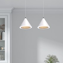 LED 팡팡 1등 2등 3등 펜던트 식탁등 북유럽 포인트 인테리어 조명, LED팡팡2등 펜던트 화이트