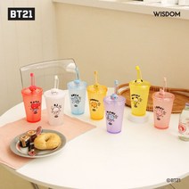 BT21 미니니 아이스 텀블러 피규어 빨대 콜드컵, CHIMMY