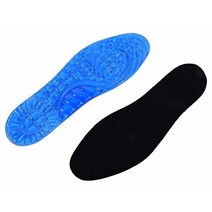발 통증 완화 아치 지지 및 충격 흡수를 위한 실리콘 마사지 젤 신발 안창; 남성 여성용 전체 길이 쿠션 서포트 패드 인서트 ((스몰): 5 - 9)