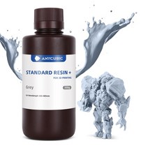 3d 프린터 재료 ANYCUBIC-LCD DLP 3d 프린터 용 표준 + 수지 고정밀 광자 모노 4K 500G 1KG 3D 인쇄 재료, 04 Grey 500g